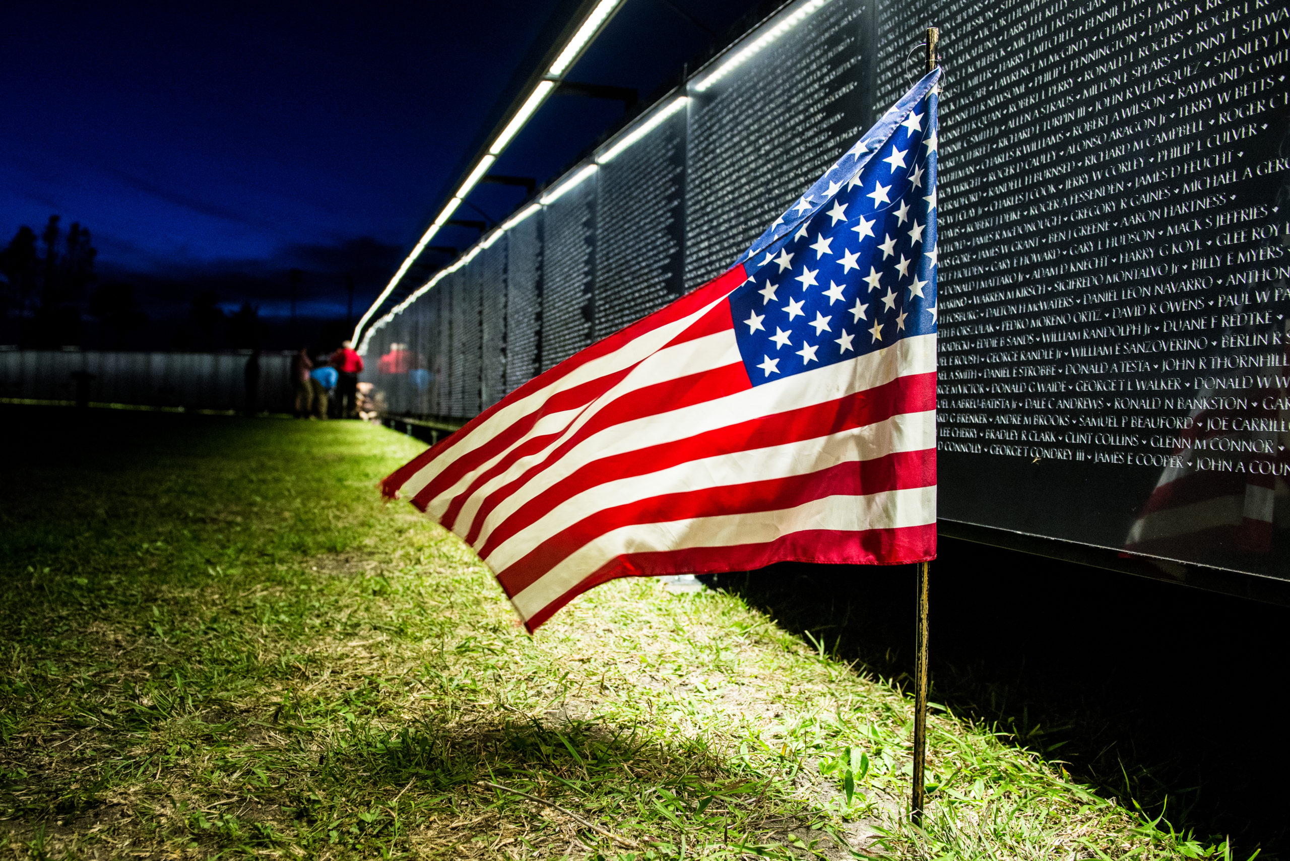 Flag in front of TWTH