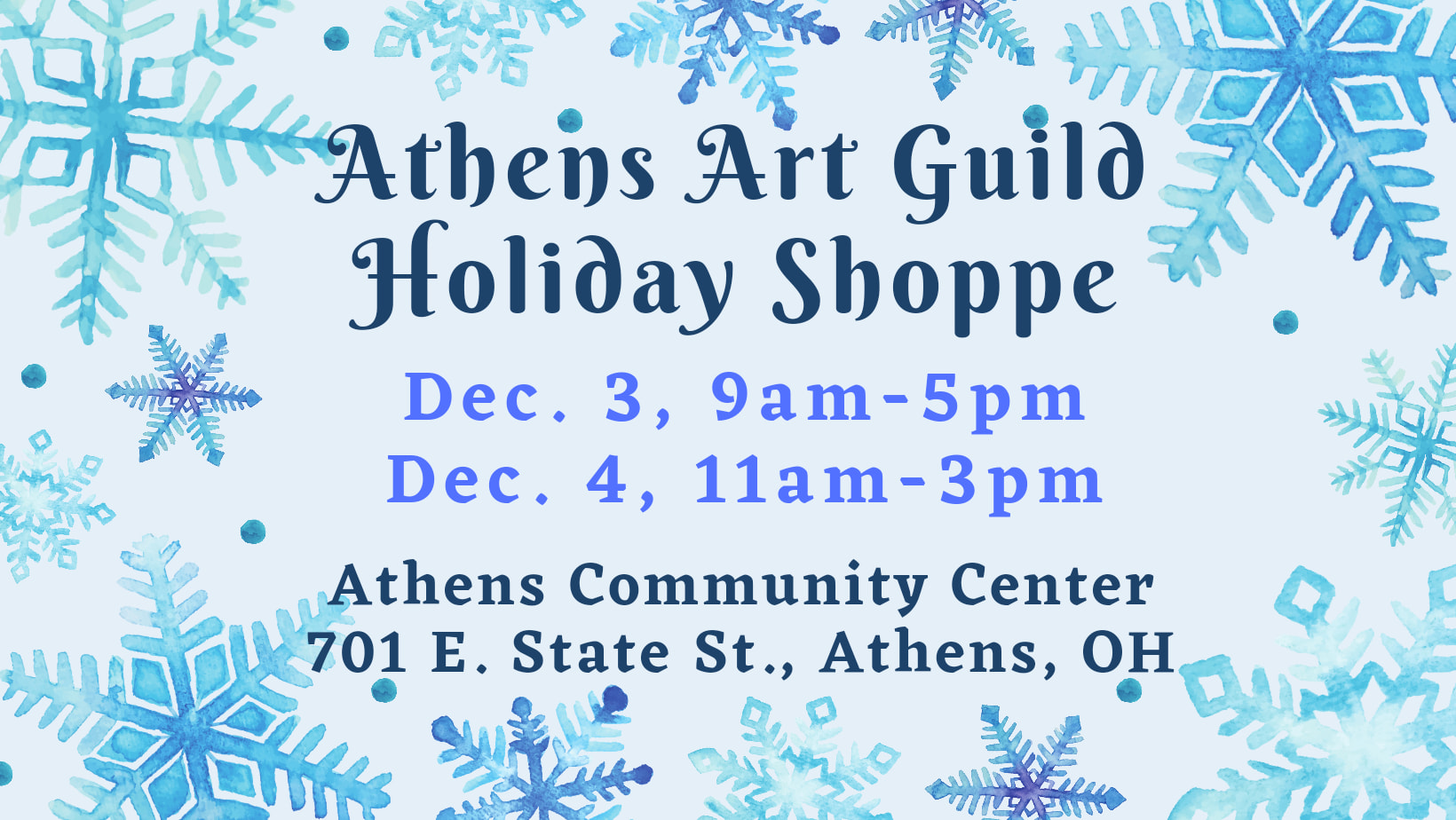 holiday shoppe header image